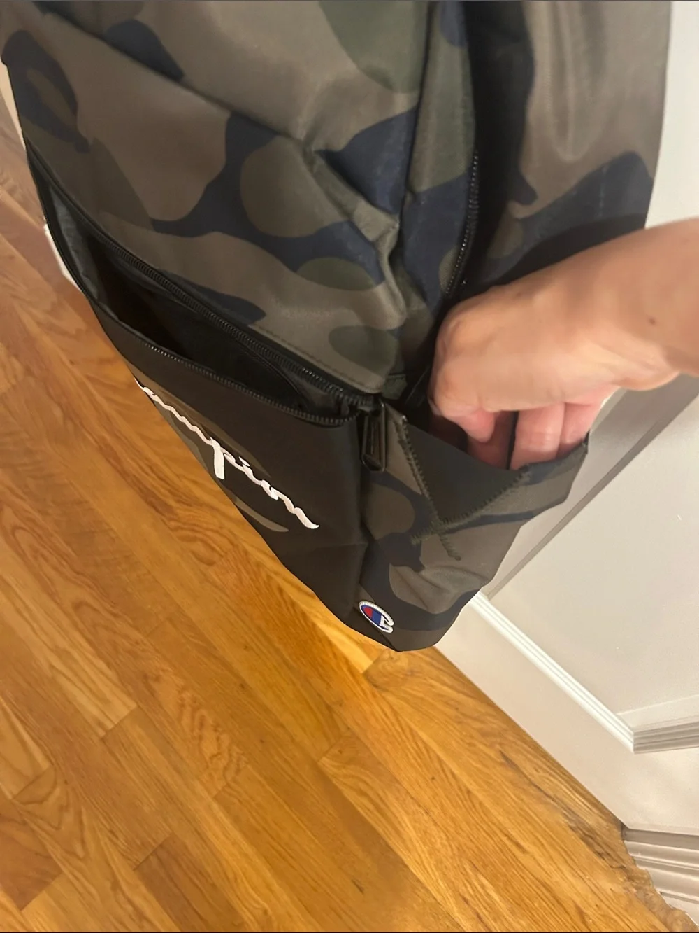Camo Champion backpack